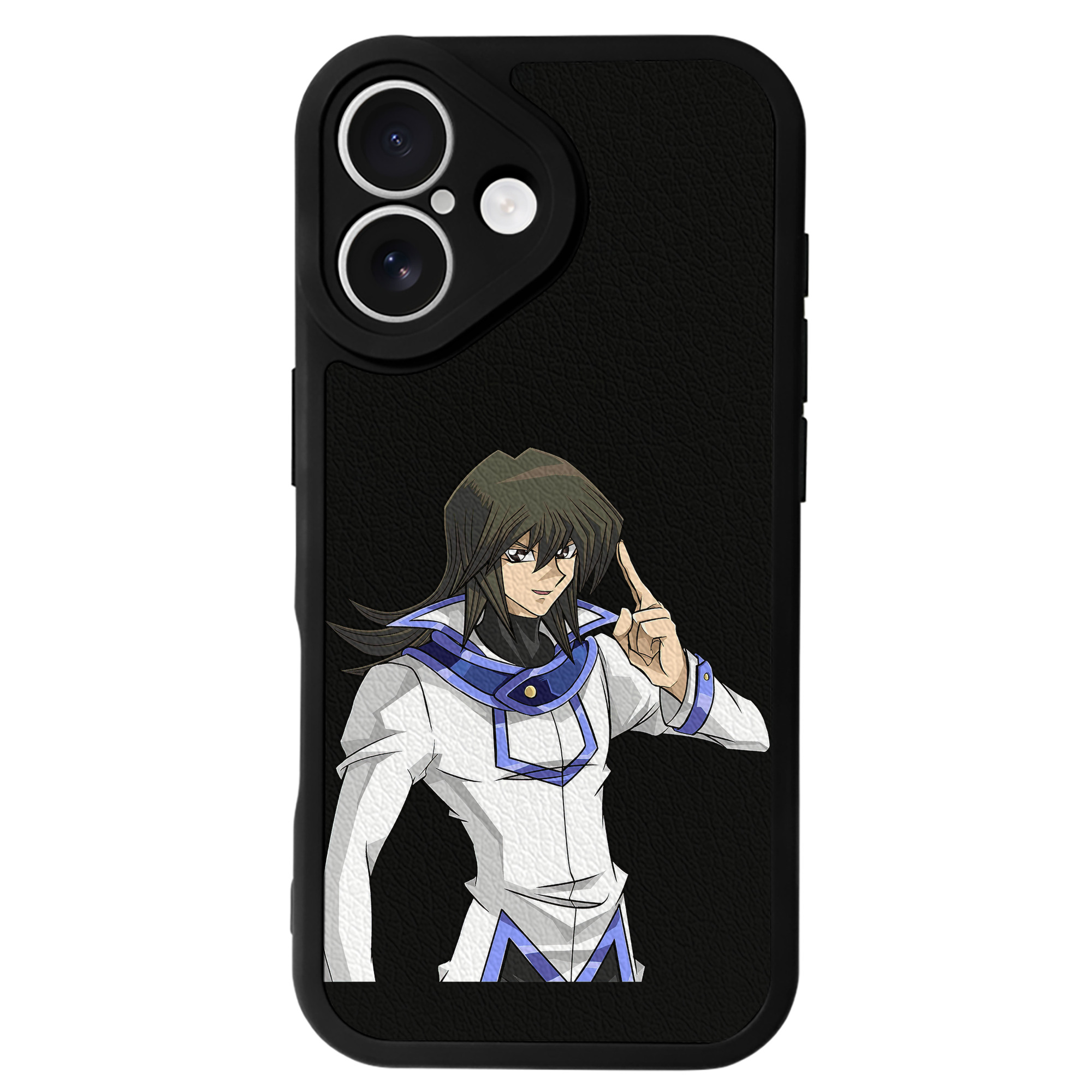 遊☆戯☆王 Yu-Gi-Oh! 【iPhone 16シリーズ対応】シリコンスマホケース（レザー調） 材質：シリコン